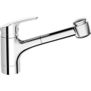 Hansa sink mixer Hansamix pull-out dishwasher spray 235...