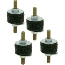 Delta 1 SATZ Gummi-Puffer bestehend aus vier Puffern...