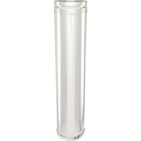 SEM Doppelwandiges Abgassystem Rohrelement 150 x 135 mm inkl. Klemmband NEU