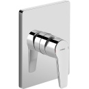 Hansa concealed shower mixer Hansapolo rosette 150x185 mm...