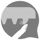 Doccia laterale Evenes OVAL GOM 1 spruzzo tipo DN15 (1/2") AG ottone cromato NUOVO