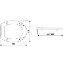 Sanitärtechnik Eisenberg WC-Sitz Thermoplast-Massiv abumed public NEU