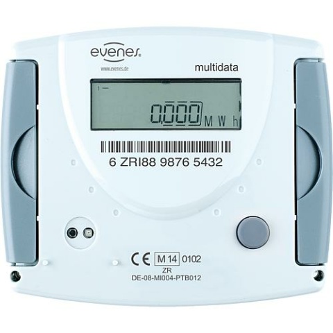 Misuratore di calore Evenes split portata 3,5m³/h, tubo di alimentazione 1 1/4""x150mm, incl. spese di calibrazione NUOVO