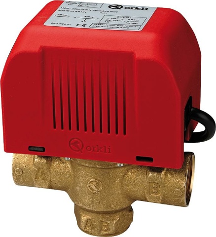 Orkli drieweg zoneafsluiterset 5+1, DN25(1"") compleet met motor 230V NIEUW