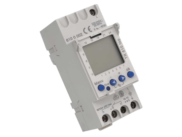 THEBEN Termina TR 610 top 1-channel weekly time switch