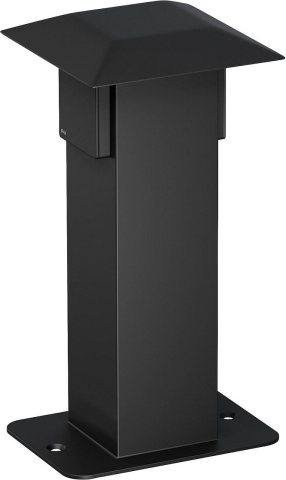 No-Name-Artikel Garten-Steckdosensäule aus Aluminium, 2 Steckdosen NEU