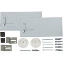 Evenes Druckknopf-Befestigung für Spiegel bis 1,6...