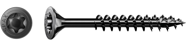 Countersunk head screw SPAX®, BLAX galvanised, partial thread, 4x60mm, PU: 100 NEW