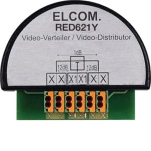 Elcom Videoverteiler/Abzweiger 2Draht UP RED621Y NEU