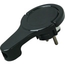 Kopp Schutzkont.-Winkelstecker extraflach schwarz...