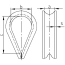 Kauschen Edelstahl A4 ø 10,0 mm, VPE = 20 Stück 4043377214348 NEU
