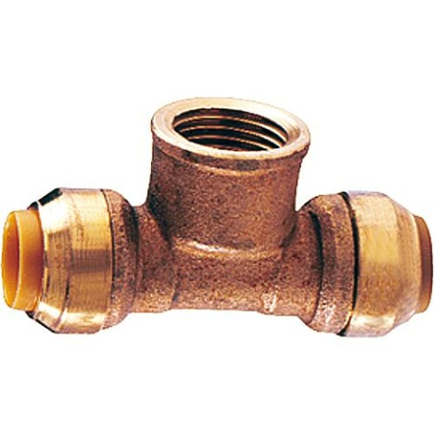 Aalberts push-fit T-piece 15x1/2"" Type T130g, outlet IG T130G1512 NEW