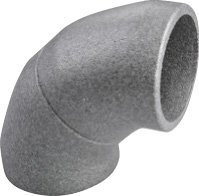 BO Zub, warmwaterwarmtepomp EPP-bocht 90° (deelbaar 2x45°), d:160 mm 7738110903 NIEUW