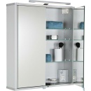 Evenes Aluminiumspiegelschrank ELKEA mit LED-Beleuchtung...