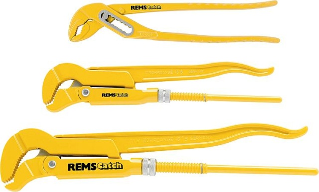 Rems zestaw kluczy do rur Catch 3-częściowy, S 1"", S 1 1/2"", W240 NOWOŚĆ