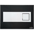 Evenes Emon piastra da incasso in vetro - nero, angolare...