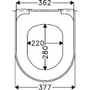 Hamberger Sedile sanitario per WC EVENES elio SoftClose con decollo NUOVO