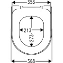 Hamberger Asiento WC Sanitario EVENES egu SoftClose con Desmontaje NUEVO