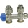 HEIMEIER Multilux Th-valve for HK with central connection Single-pipe system Angular shape NEW