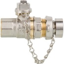 Effebi Vanne à bille Tappy fermeture avec capuchon...