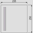 SANIT Abdeckplatte Wandeinbaukasten DN 70-100 04,217,00,,0000 NEU