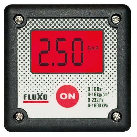 Aerotec Manometer digital max. 16 bar mit Außengewinde DN6 (1/8"") NEU