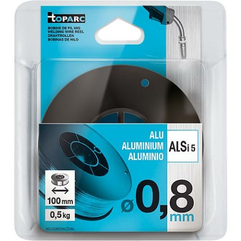 GYS Massivdrahtspule Aluminium Ø 0,8 mm, Spulen-Ø 100 mm, AISi5 NEU