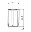 SCHELL Sanitärgriff SECUR abschließbar, 1/2,  chrom 481100699 NEU