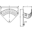 Werkstatt-Wandschlauchhalter 348mm New