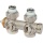 Simplex valve tap manifold Variodesign, for single-pipe and two-pipe systems, chrome NEW