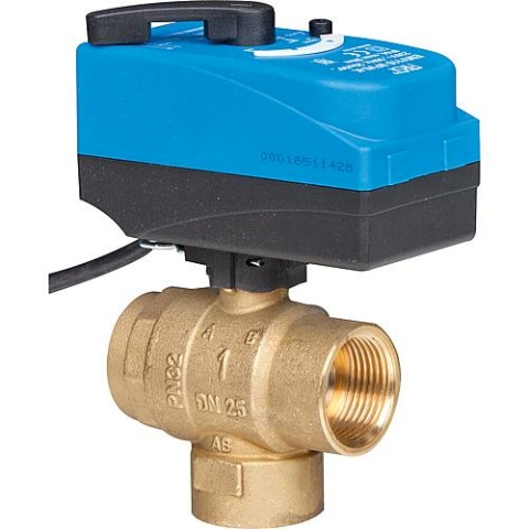 First 3/2-way motorised ball valve EMV 110 234/9FV0-K3/4"" FF, DN20 NEW