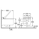 Grohe Dusch-WC Sensia Arena BxHxT: 375x459x600 mm Keramik weiß NEU