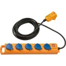Brennenstuhl Presa a 5 vie con spina RCD 30mA IP 54, 5...