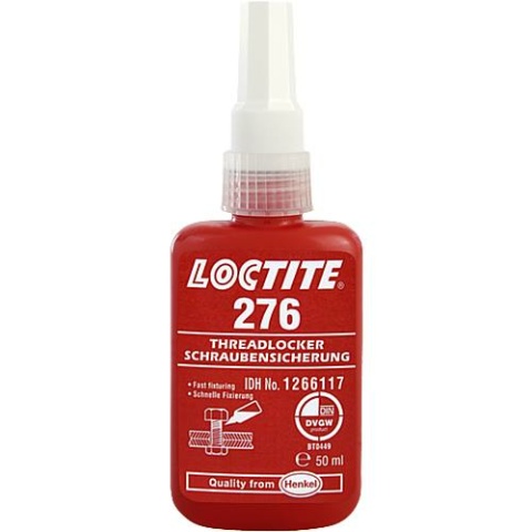 Fijador de roscas de alta resistencia Loctite (DVGW) 276, frasco dosificador de 50 ml 1266117 NUEVO
