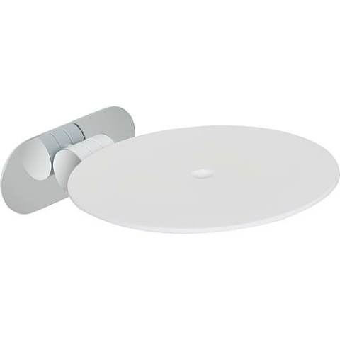 Evenes klapstoel Elida van roestvrij staal/ PE/HD, wit, 320x100x390mm, met bevestiging NEW