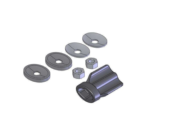 HARO Befestigung M8 Edelst,mutter 407921 NEU