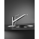 KWC Mitigeur dévier Isla bec pivotant saillie 225 mm chromé 10371023000FL NEUF