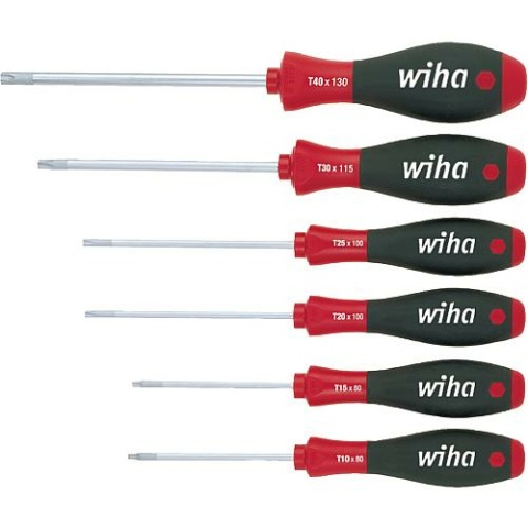 Set di cacciaviti Wiha Torx® MagicSpring® 6 pezzi (lame rotonde) tipo 362R K6 SO 27746 NUOVO