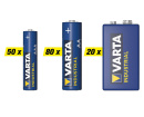 Batterien-Set Varta Industrial, 150-teilig NEU