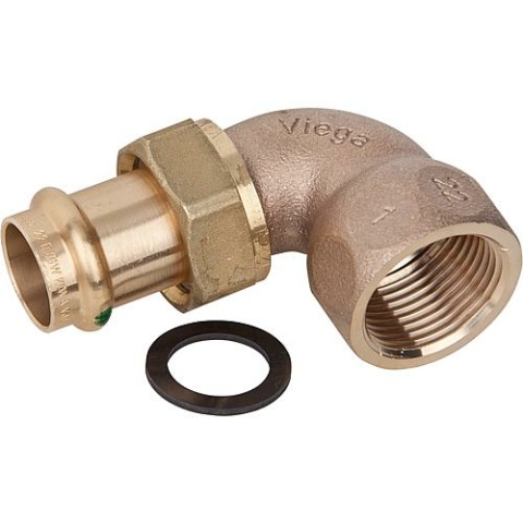 Viega Sanpress transition fitting elbow model 2255 with V-Contur d-12x Rp-1/2 IG 292980 NEW