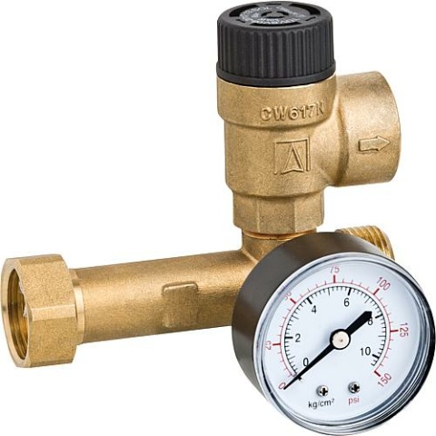 Sunex solar circuit safety group for GPS70 with SV6 bar, pressure gauge 10 bar 690000220 NEW