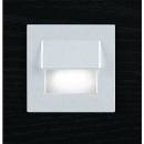 Evenes lampada da incasso a parete Life LV/AL/BC 12V, alluminio, 70x70x33mm 3V/AL/BC NUOVO