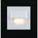 Evenes lampada da incasso a parete Life LV/AL/BC 12V, alluminio, 70x70x33mm 3V/AL/BC NUOVO