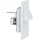 Evenes lampada da incasso a parete Life LV/AL/BC 12V, alluminio, 70x70x33mm 3V/AL/BC NUOVO
