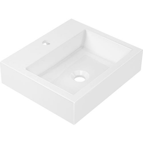 Evenes lavabo di design JULIA LxHxP: 420x100x360 mm mineral cast white NUOVO