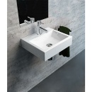 Evenes lavabo di design JULIA LxHxP: 420x100x360 mm mineral cast white NUOVO