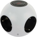 REV POWERGLOBE ball socket outlet white/black, 230V/50Hz,...