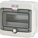 ETI opbouwverdeler ECH-8G, 1-rij 8 modules,...