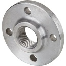 Threaded flange with shoulder, black, DIN2565, PN6, DN80...