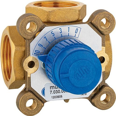 Mut Dreiwegemischer Messing Typ 3000 R DN 25, KVS 8 NEU